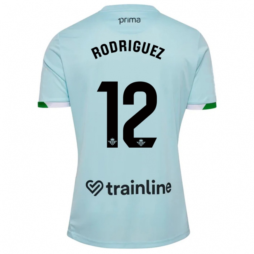 נשים ריקרדו רודריגז #12 תכלת ירוק הרחק ג'רזי 2025/26 חולצה קצרה