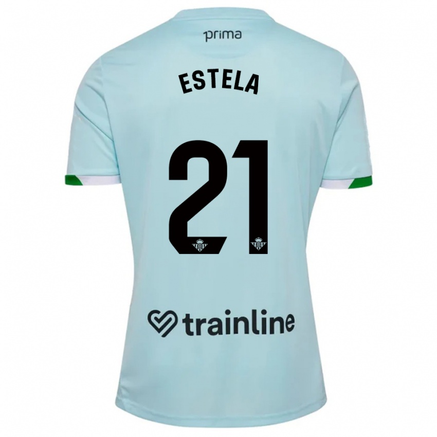 נשים אסטלה פרננדס #21 תכלת ירוק הרחק ג'רזי 2025/26 חולצה קצרה