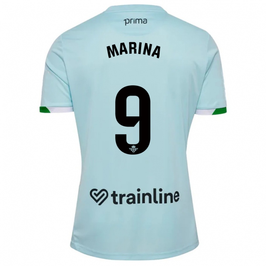 נשים רודריגו מרינה פארה #9 תכלת ירוק הרחק ג'רזי 2025/26 חולצה קצרה