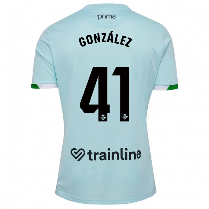 נשים Manu González #41 תכלת ירוק הרחק ג'רזי 2025/26 חולצה קצרה