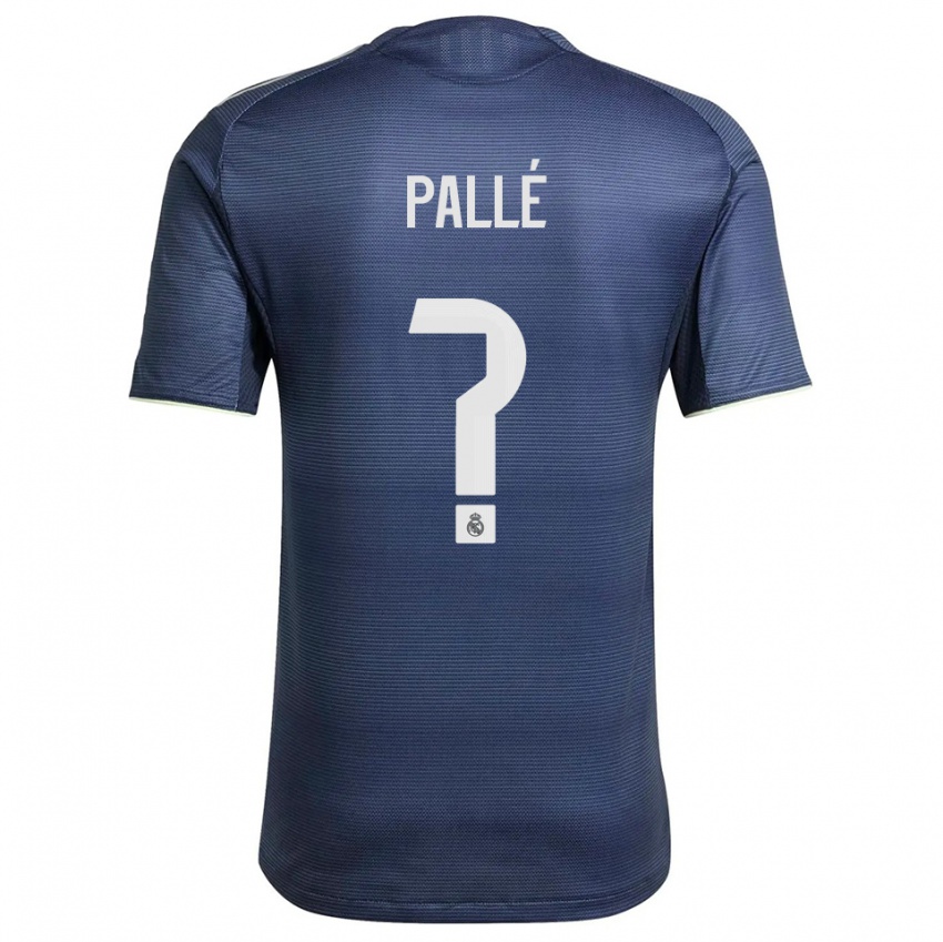 נשים Joel Pallé #0 כחול נייבי כסוף הרחק ג'רזי 2025/26 חולצה קצרה