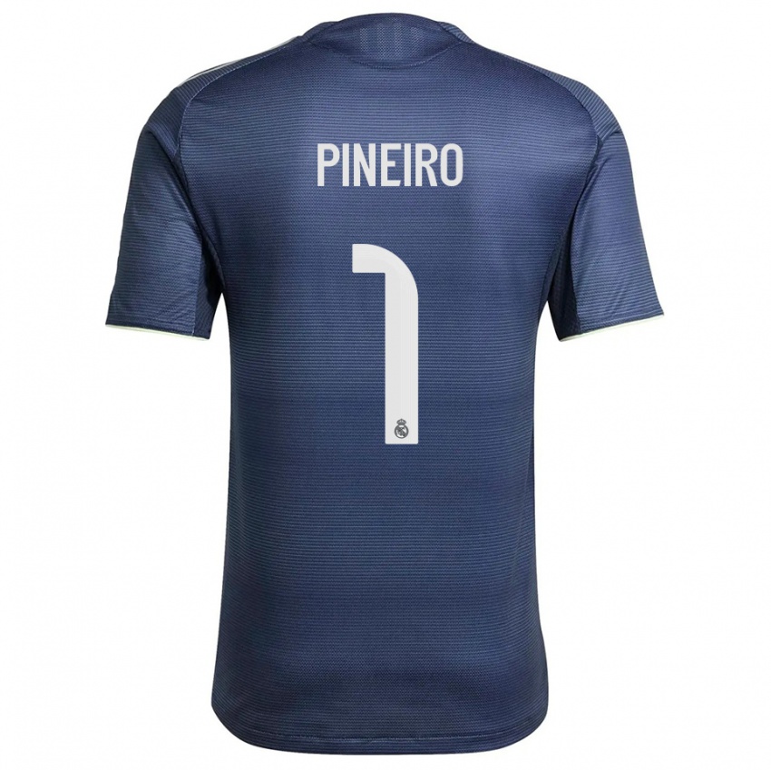 נשים דייגו פיניירו #1 כחול נייבי כסוף הרחק ג'רזי 2025/26 חולצה קצרה