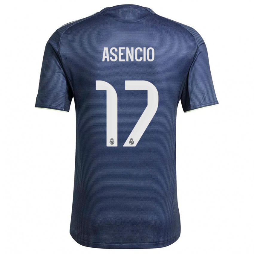נשים ראול אסנסיו #17 כחול נייבי כסוף הרחק ג'רזי 2025/26 חולצה קצרה