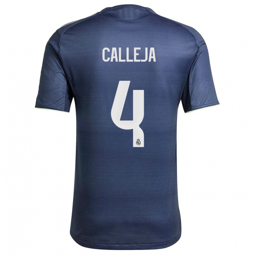 נשים חיימה קאלחה #4 כחול נייבי כסוף הרחק ג'רזי 2025/26 חולצה קצרה