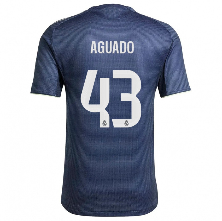 נשים דייגו אגואדו פאסיו #43 כחול נייבי כסוף הרחק ג'רזי 2025/26 חולצה קצרה