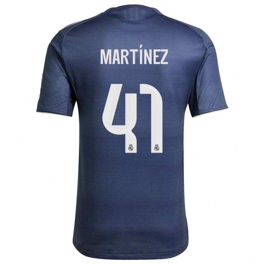 נשים חואן מרטינס #41 כחול נייבי כסוף הרחק ג'רזי 2025/26 חולצה קצרה