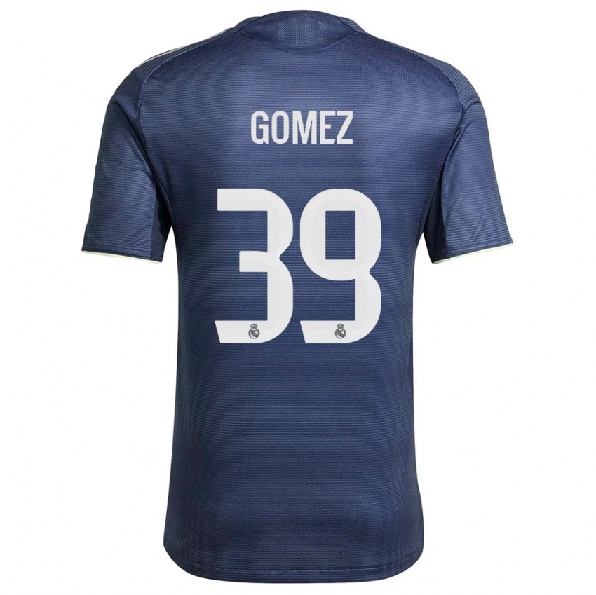 נשים אריק גומז #39 כחול נייבי כסוף הרחק ג'רזי 2025/26 חולצה קצרה