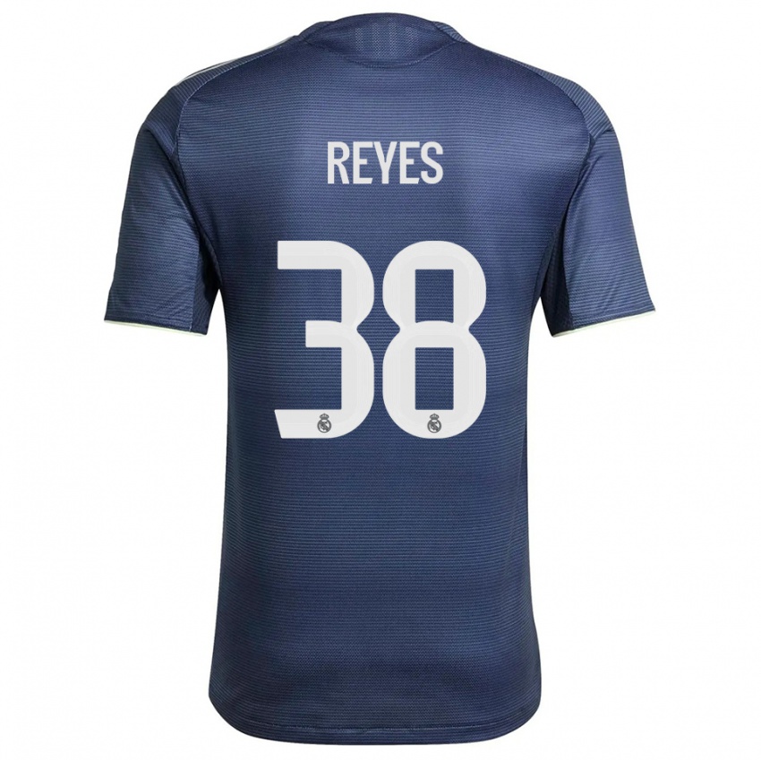 נשים José Reyes #38 כחול נייבי כסוף הרחק ג'רזי 2025/26 חולצה קצרה