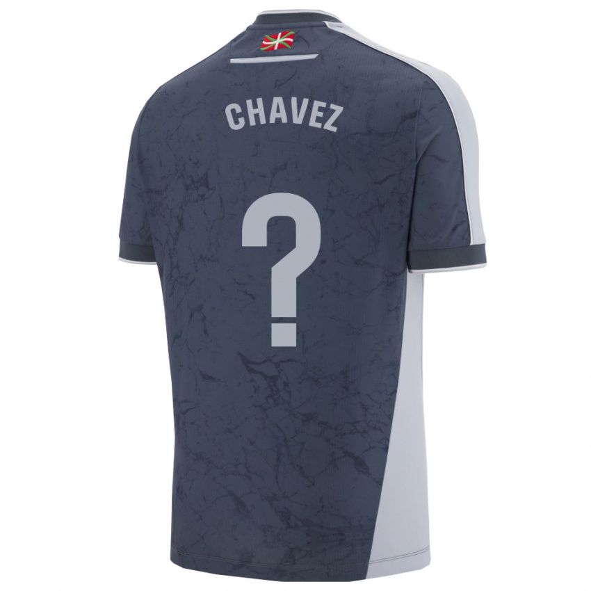 נשים Oihan Chavez #0 כחול כהה לבן הרחק ג'רזי 2025/26 חולצה קצרה