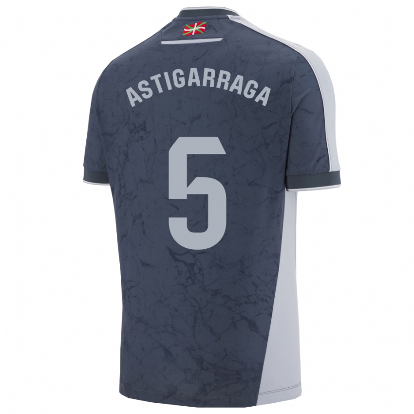 נשים אנקו אסטיגראגה #5 כחול כהה לבן הרחק ג'רזי 2025/26 חולצה קצרה