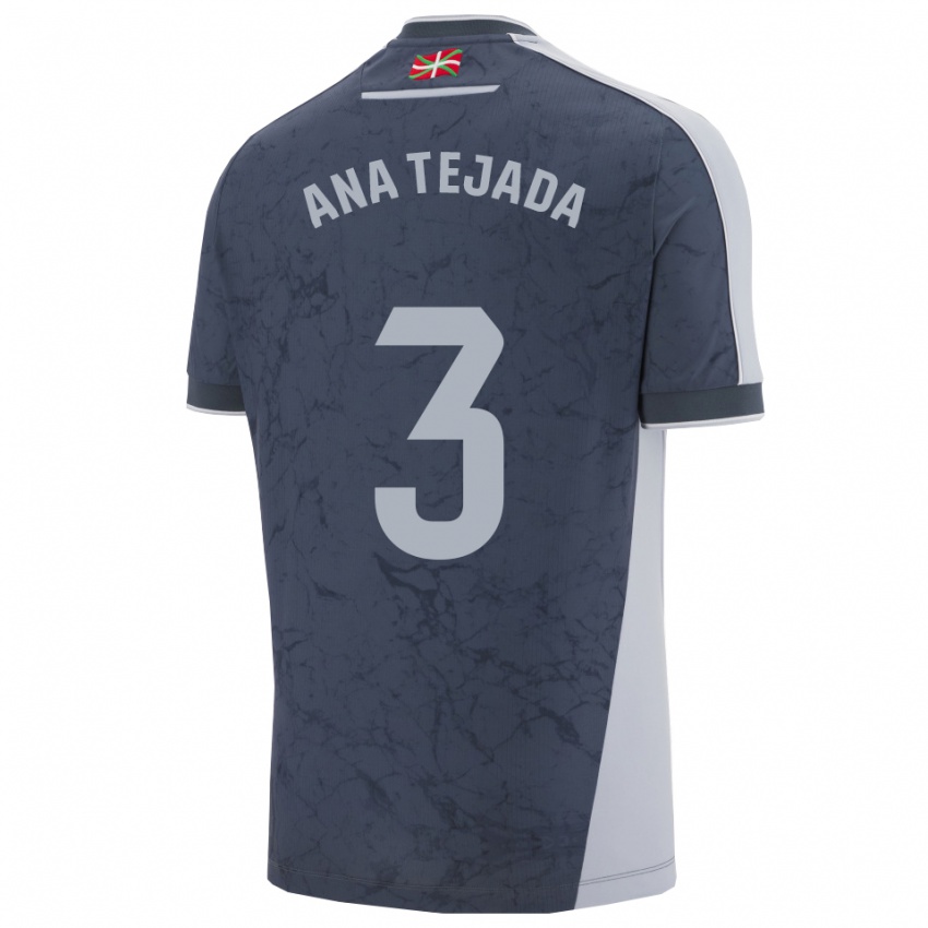 נשים אנה טחאדה #3 כחול כהה לבן הרחק ג'רזי 2025/26 חולצה קצרה