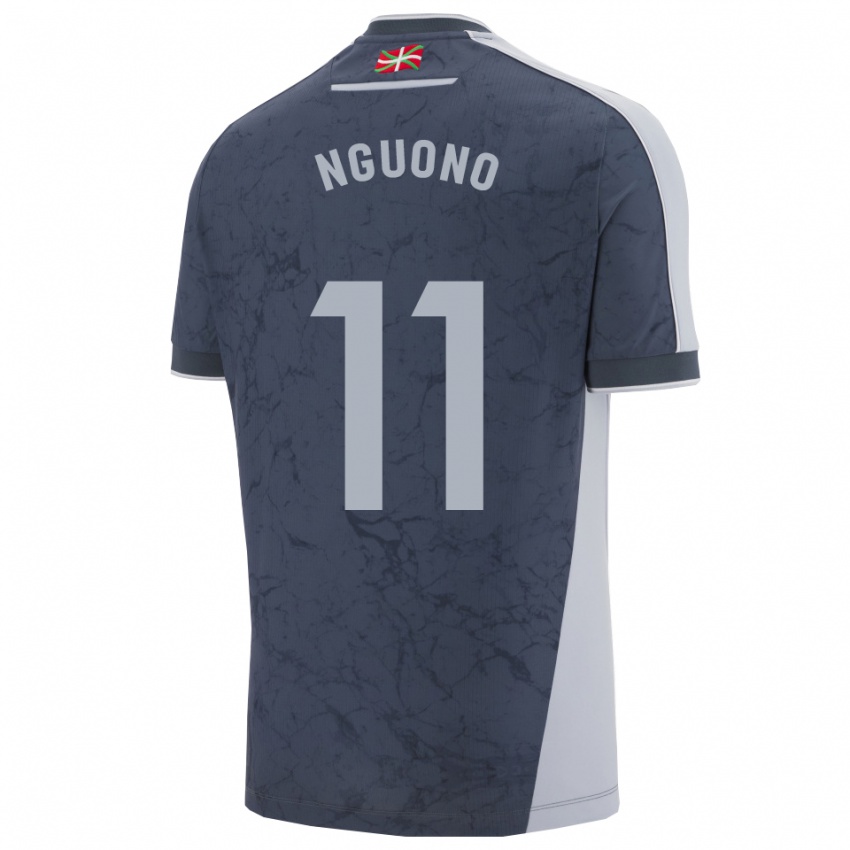 נשים ג'וב נגוונו #11 כחול כהה לבן הרחק ג'רזי 2025/26 חולצה קצרה