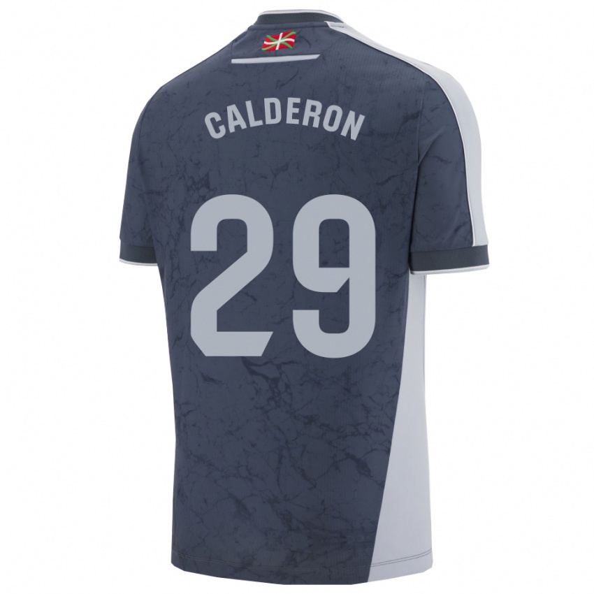 נשים Iker Calderon #29 כחול כהה לבן הרחק ג'רזי 2025/26 חולצה קצרה
