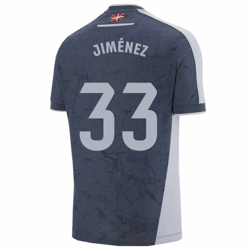 נשים Javier Jiménez #33 כחול כהה לבן הרחק ג'רזי 2025/26 חולצה קצרה