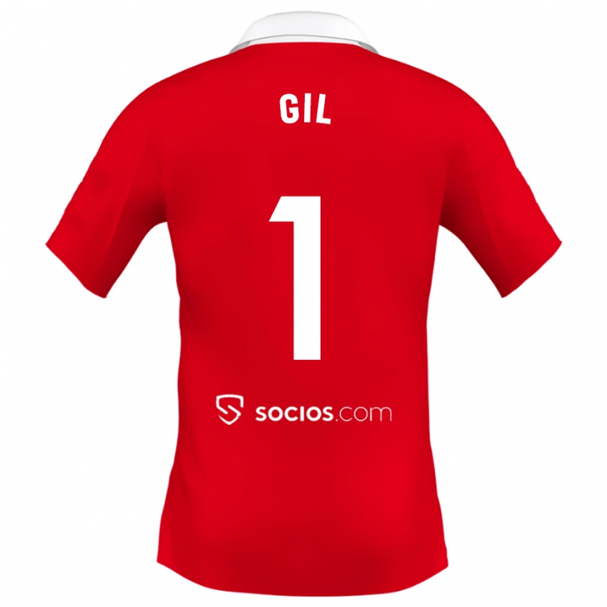 נשים דויד גיל #1 אדום לבן אפור הרחק ג'רזי 2025/26 חולצה קצרה