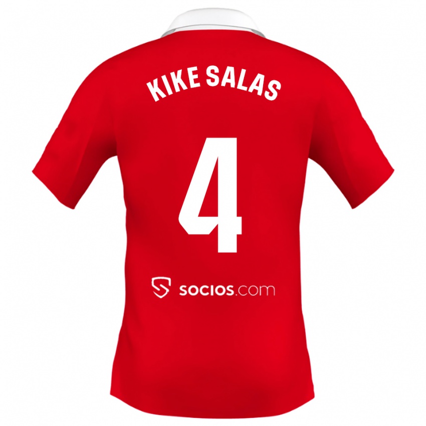 נשים קייק סאלאס #4 אדום לבן אפור הרחק ג'רזי 2025/26 חולצה קצרה