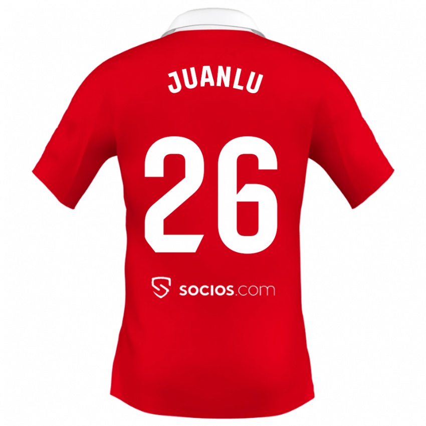 נשים חואנלו סאנצ'ס #26 אדום לבן אפור הרחק ג'רזי 2025/26 חולצה קצרה