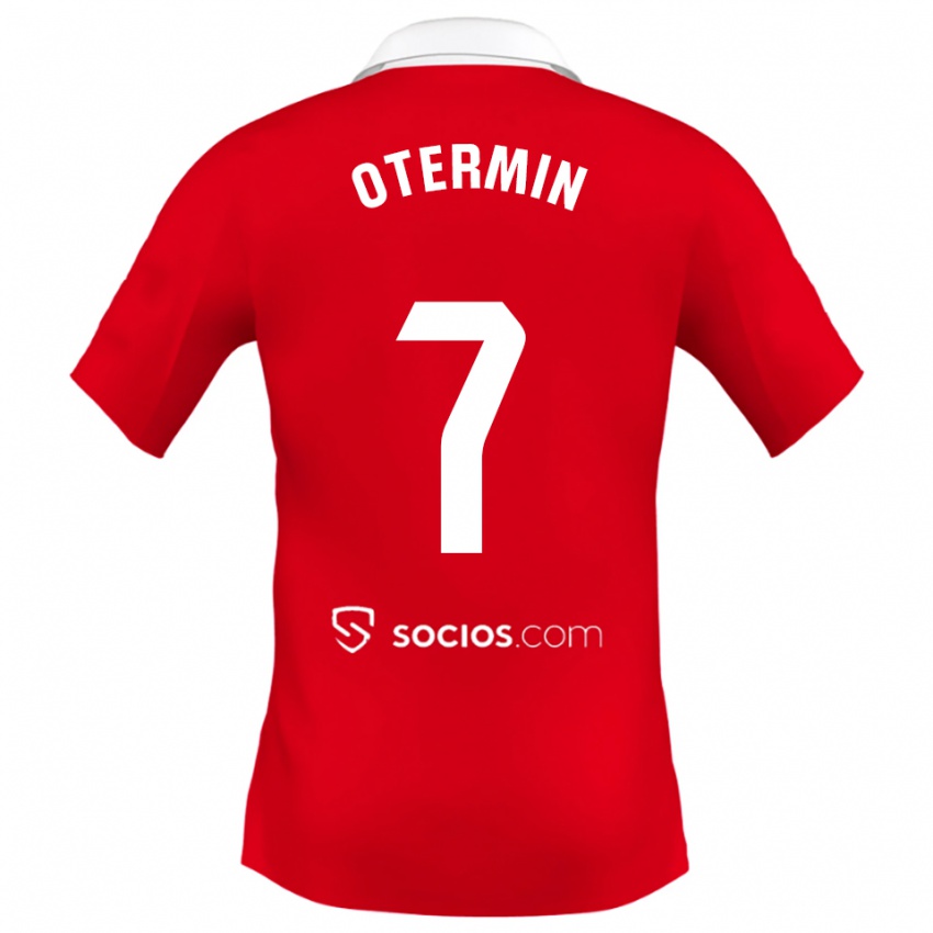 נשים רוסה אוטרמין #7 אדום לבן אפור הרחק ג'רזי 2025/26 חולצה קצרה