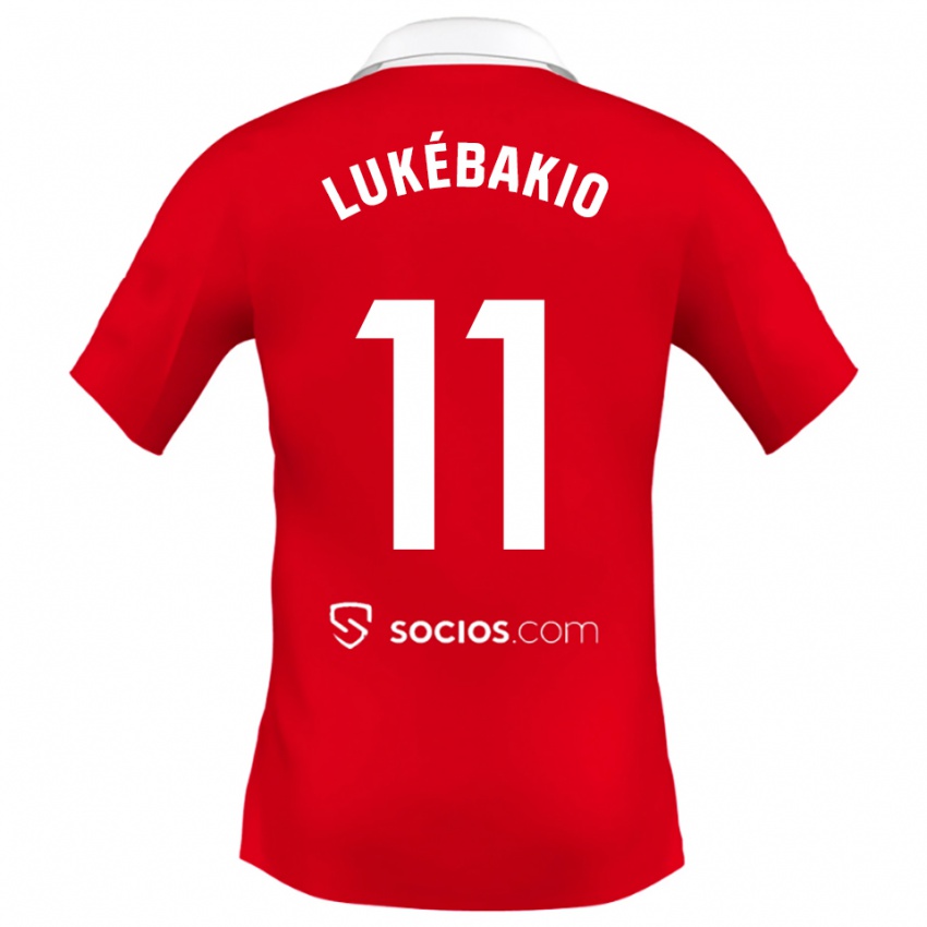 נשים דודי לוקבקיו #11 אדום לבן אפור הרחק ג'רזי 2025/26 חולצה קצרה