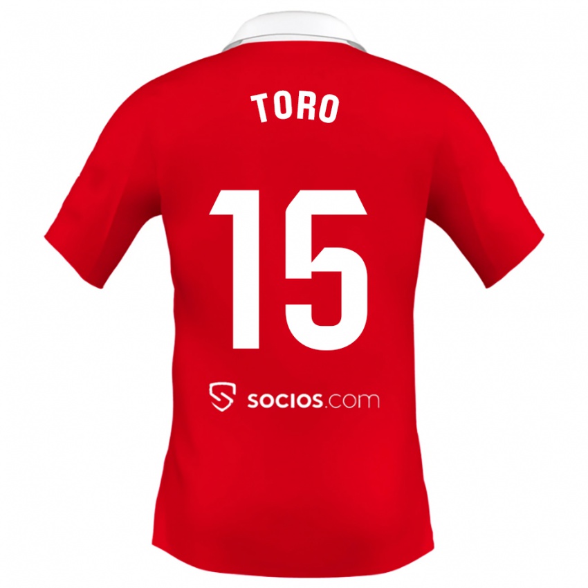 נשים חואן אנטוניו טורו גאווינו #15 אדום לבן אפור הרחק ג'רזי 2025/26 חולצה קצרה
