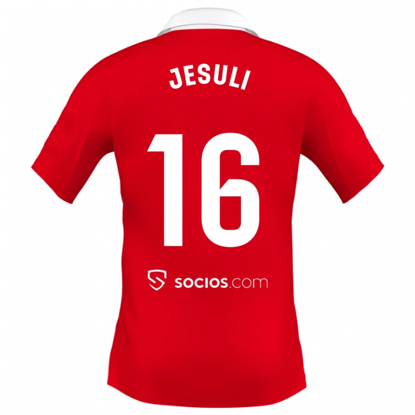 נשים האם הם #16 אדום לבן אפור הרחק ג'רזי 2025/26 חולצה קצרה