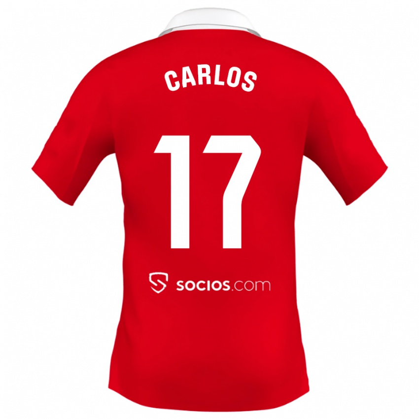 נשים קרלוס גונזלס #17 אדום לבן אפור הרחק ג'רזי 2025/26 חולצה קצרה