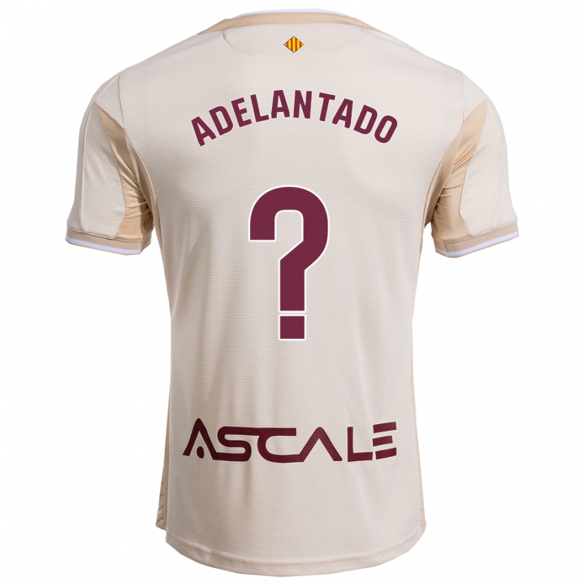 נשים Íker Adelantado #0 לבן שמנת בורדו הרחק ג'רזי 2025/26 חולצה קצרה
