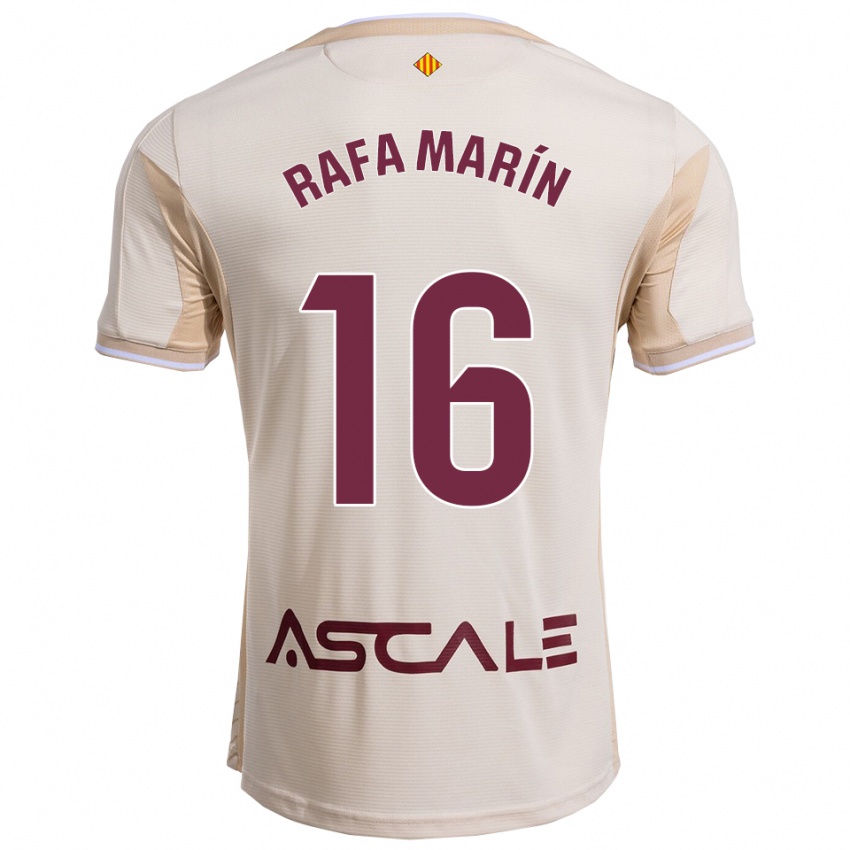 נשים ראפה מרין #16 לבן שמנת בורדו הרחק ג'רזי 2025/26 חולצה קצרה