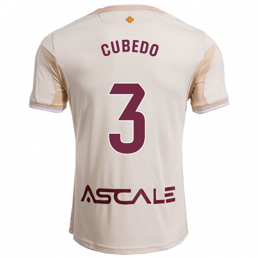 נשים כריסטינה קובדו #3 לבן שמנת בורדו הרחק ג'רזי 2025/26 חולצה קצרה