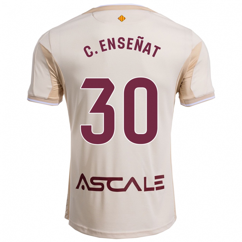 נשים קלאודיה אנסנייט גאלינדו #30 לבן שמנת בורדו הרחק ג'רזי 2025/26 חולצה קצרה