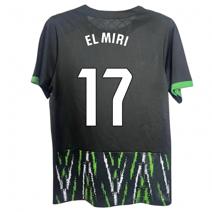 נשים Walid El Miri #17 שחור ירוק הרחק ג'רזי 2025/26 חולצה קצרה