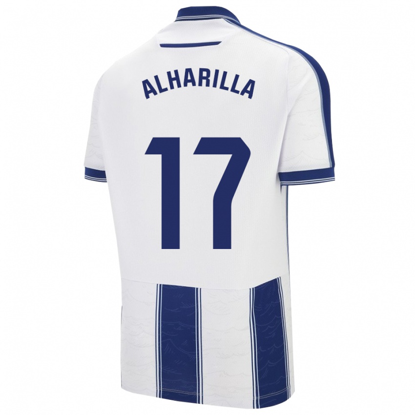 נשים María Alharilla #17 כחול נייבי לבן הרחק ג'רזי 2025/26 חולצה קצרה