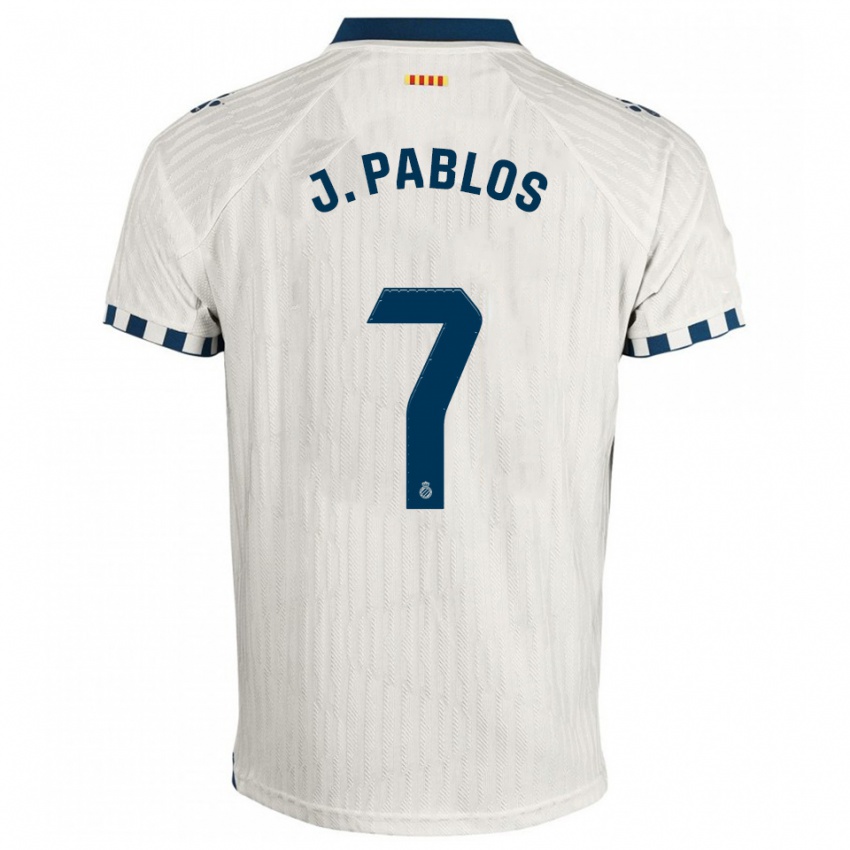 נשים ג'ודית פבלוס גארידו #7 לבן כחול הרחק ג'רזי 2025/26 חולצה קצרה