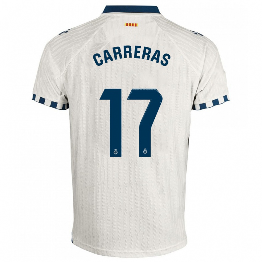 נשים ז'ופרה קרראס #17 לבן כחול הרחק ג'רזי 2025/26 חולצה קצרה