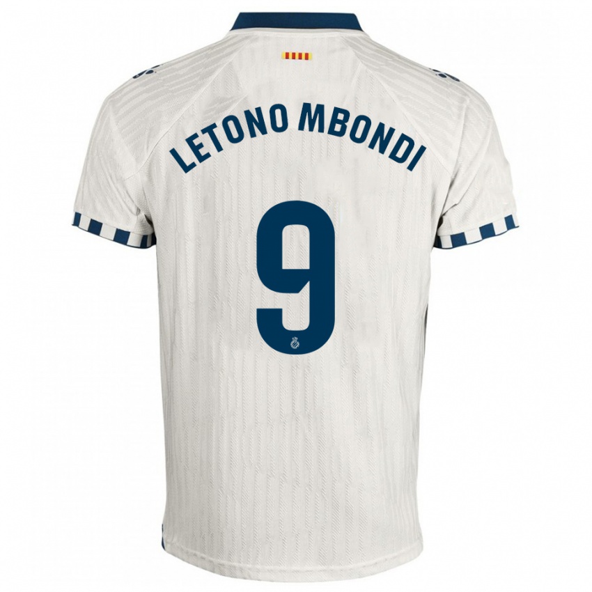 נשים Christ-Emmanuel Letono Mbondi #9 לבן כחול הרחק ג'רזי 2025/26 חולצה קצרה