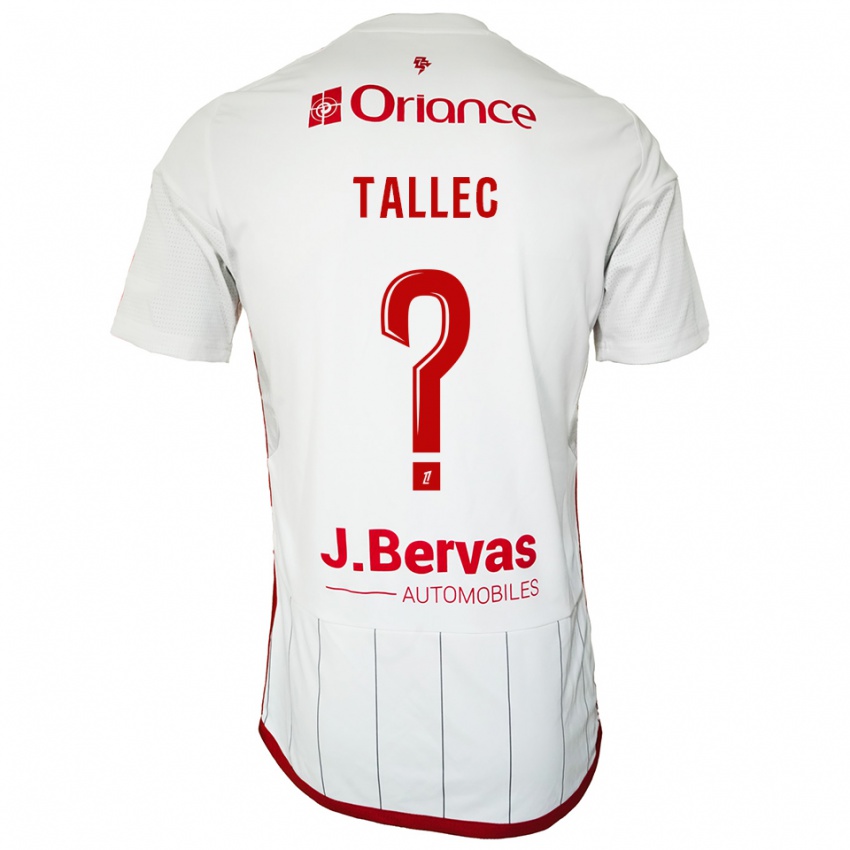 נשים Ylionna Tallec #0 לבן אדום הרחק ג'רזי 2025/26 חולצה קצרה