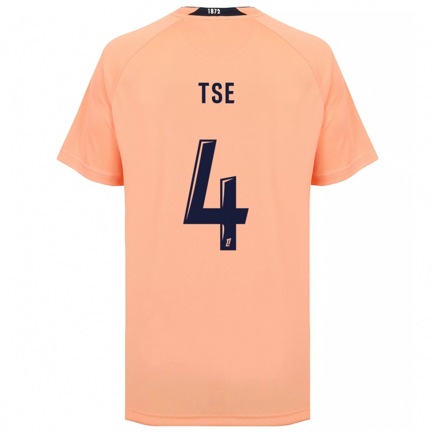 נשים אליזבת טסה #4 כתום כחול הרחק ג'רזי 2025/26 חולצה קצרה