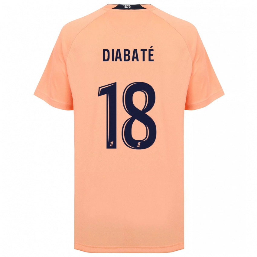 נשים אדמס דיאבטה #18 כתום כחול הרחק ג'רזי 2025/26 חולצה קצרה