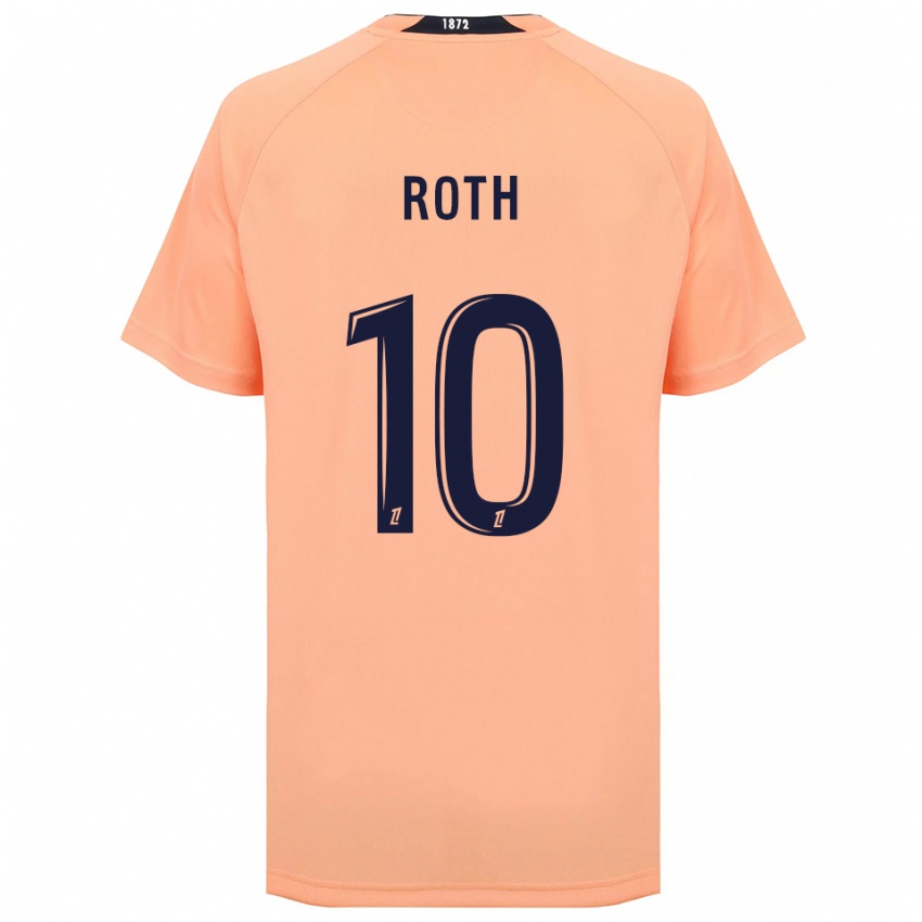 נשים Madeline Roth #10 כתום כחול הרחק ג'רזי 2025/26 חולצה קצרה