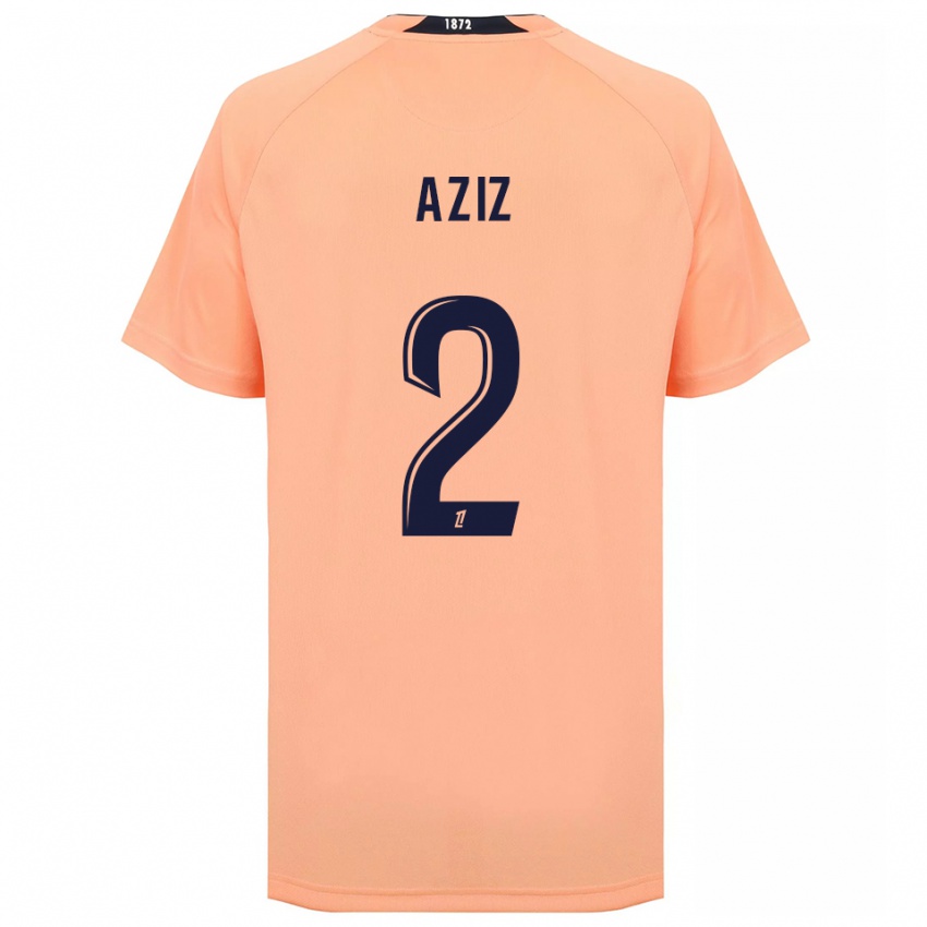 נשים Hayman Aziz #2 כתום כחול הרחק ג'רזי 2025/26 חולצה קצרה