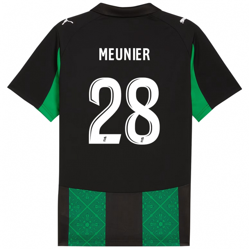 נשים ג'ניפר מונייר #28 שחור ירוק הרחק ג'רזי 2025/26 חולצה קצרה