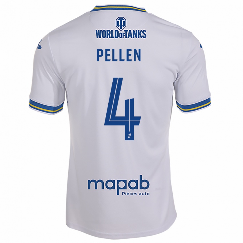 נשים Louise Pellen #4 לבן תכלת הרחק ג'רזי 2025/26 חולצה קצרה