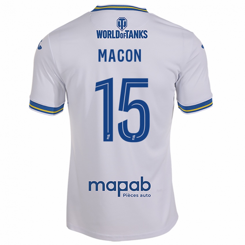 נשים באטיס מייסון #15 לבן תכלת הרחק ג'רזי 2025/26 חולצה קצרה