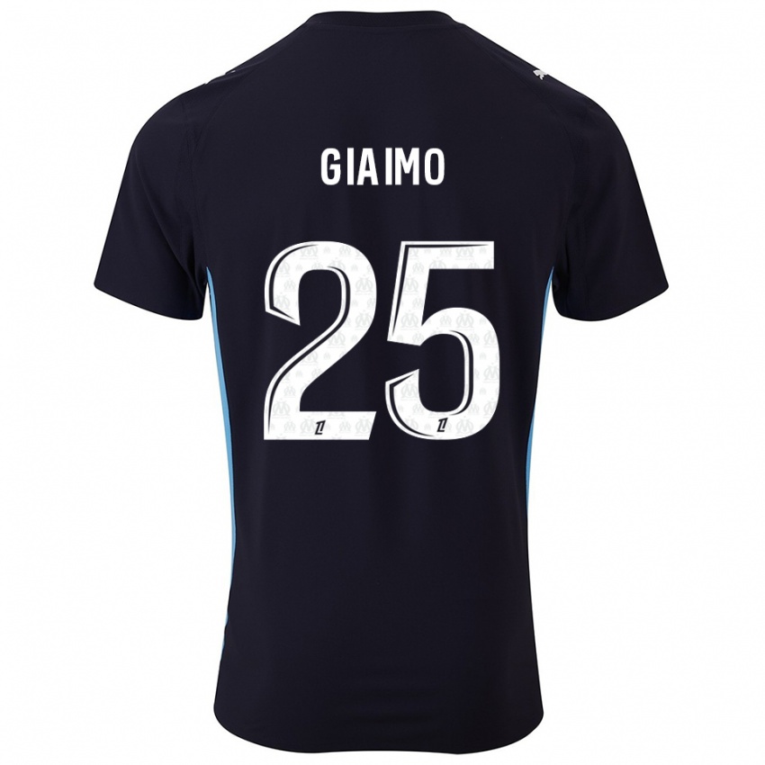 נשים קרלה גיאמו #25 שחור תכלת הרחק ג'רזי 2025/26 חולצה קצרה