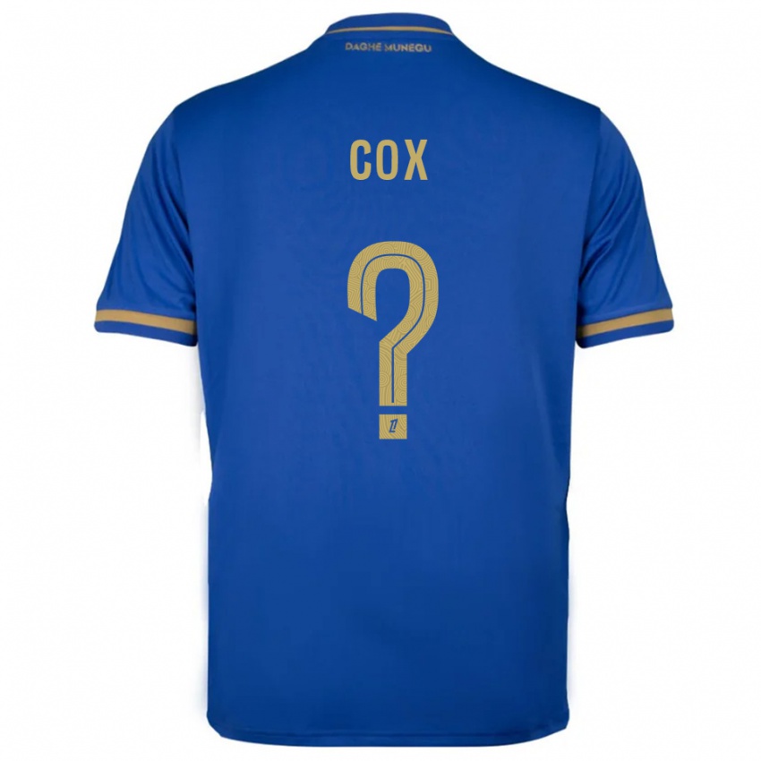 נשים Matthew Cox #0 כחול זהב הרחק ג'רזי 2025/26 חולצה קצרה