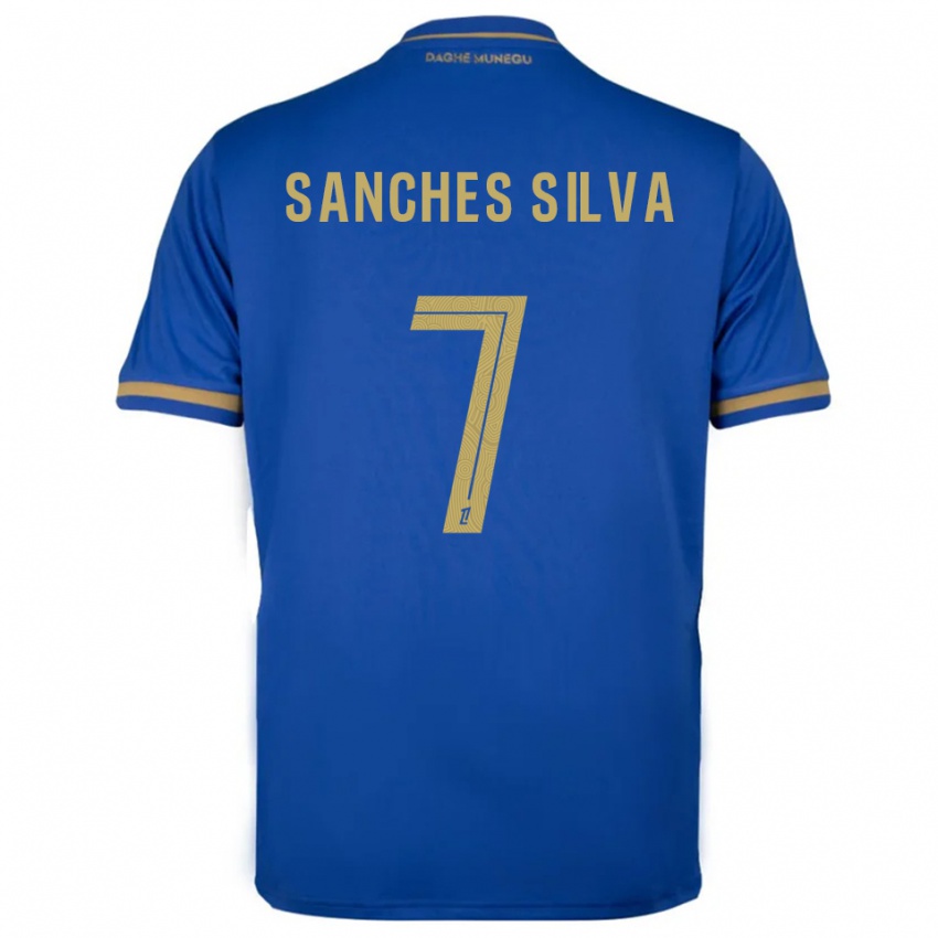 נשים ג׳ורדי סאנצ'ס #7 כחול זהב הרחק ג'רזי 2025/26 חולצה קצרה