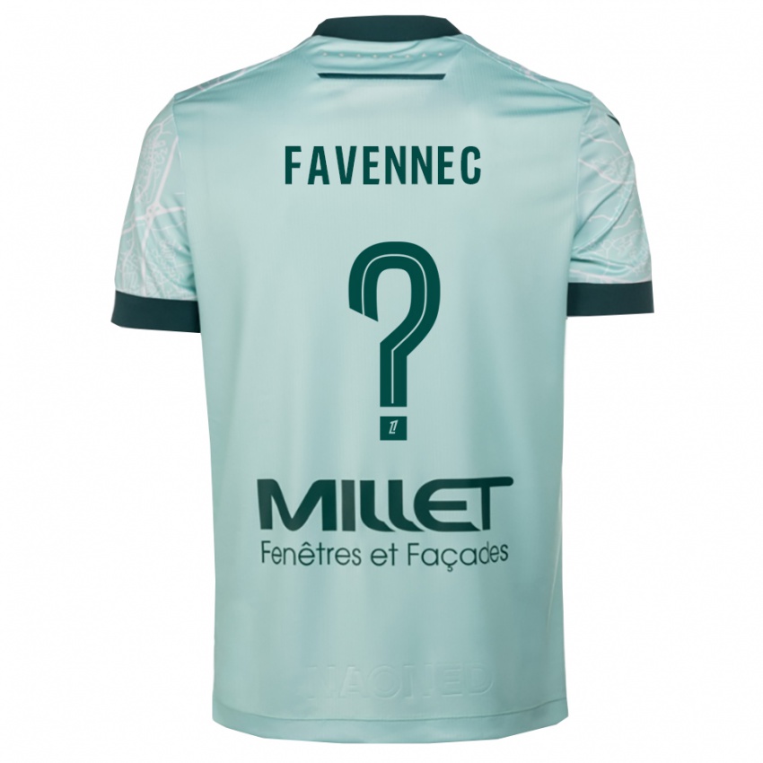 נשים Dario Favennec #0 ירוק לבן הרחק ג'רזי 2025/26 חולצה קצרה
