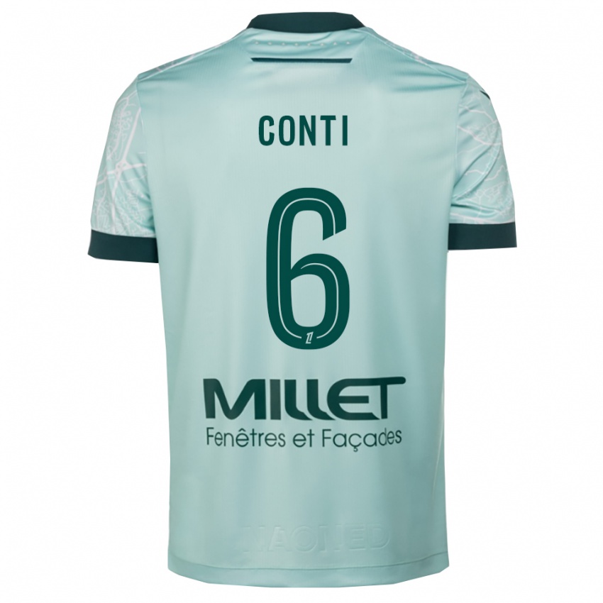 נשים Alexandre Conti #6 ירוק לבן הרחק ג'רזי 2025/26 חולצה קצרה