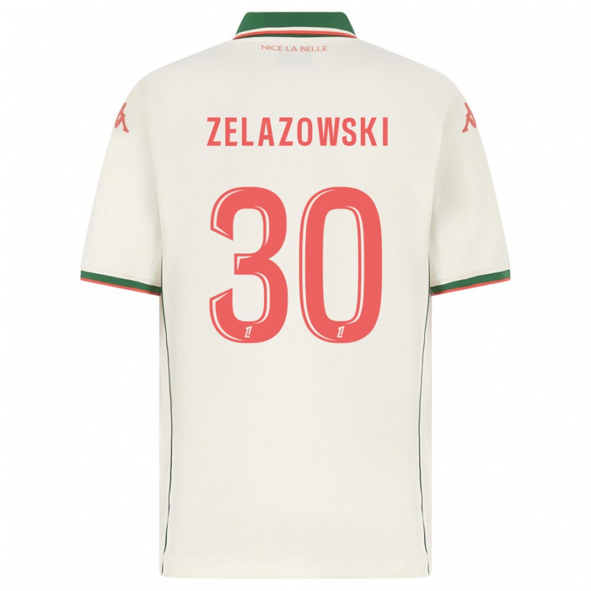 נשים בארטוס זלזובסקי #30 לבן ירוק הרחק ג'רזי 2025/26 חולצה קצרה