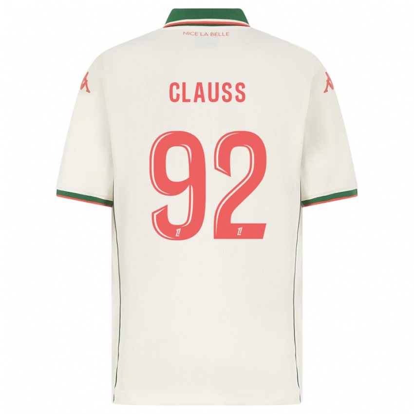 נשים ז'ונתן קלאוס #92 לבן ירוק הרחק ג'רזי 2025/26 חולצה קצרה